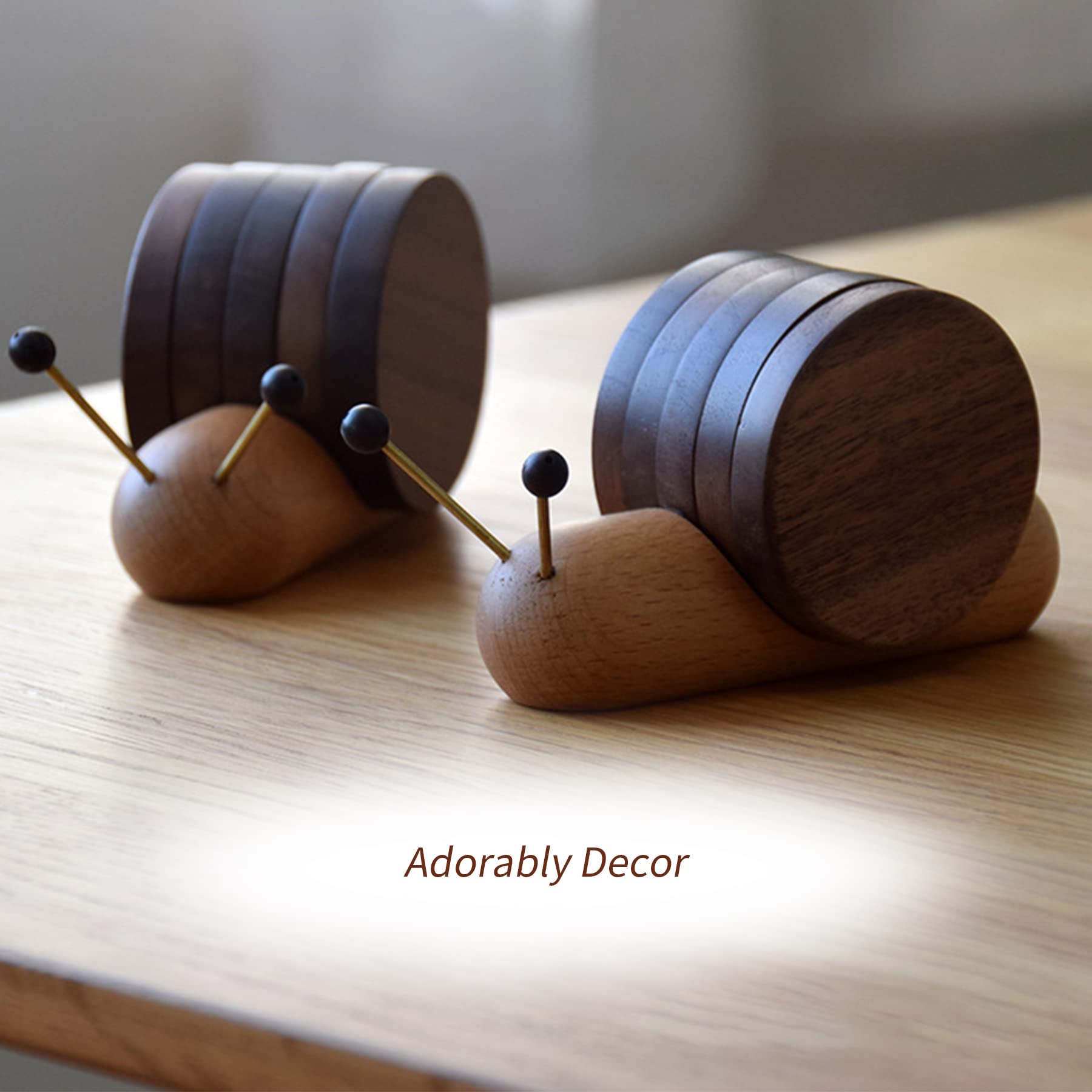 木製カタツムリデザインテーブル用品 Amazon.co.jp: Vaguelly 木製カタツムリ置物 無垢材構造 手作り彫刻